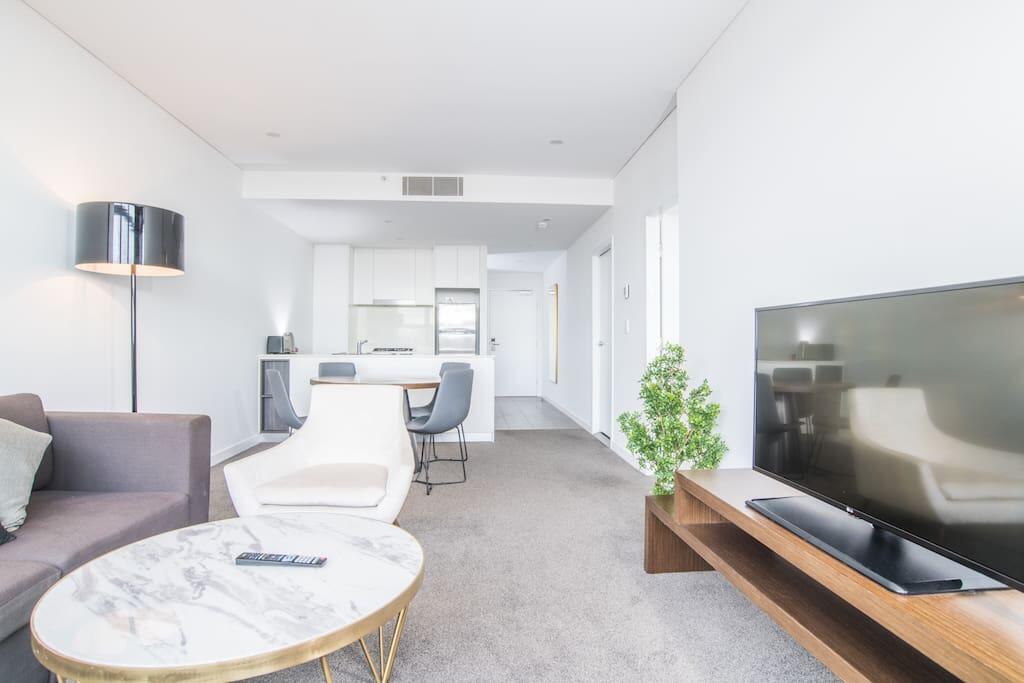 Corporate travel 1bed 1study room Apt At Chatswood