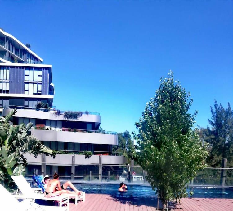 Yarra River Luxury 1BD Apartment - Accommodation Ballina