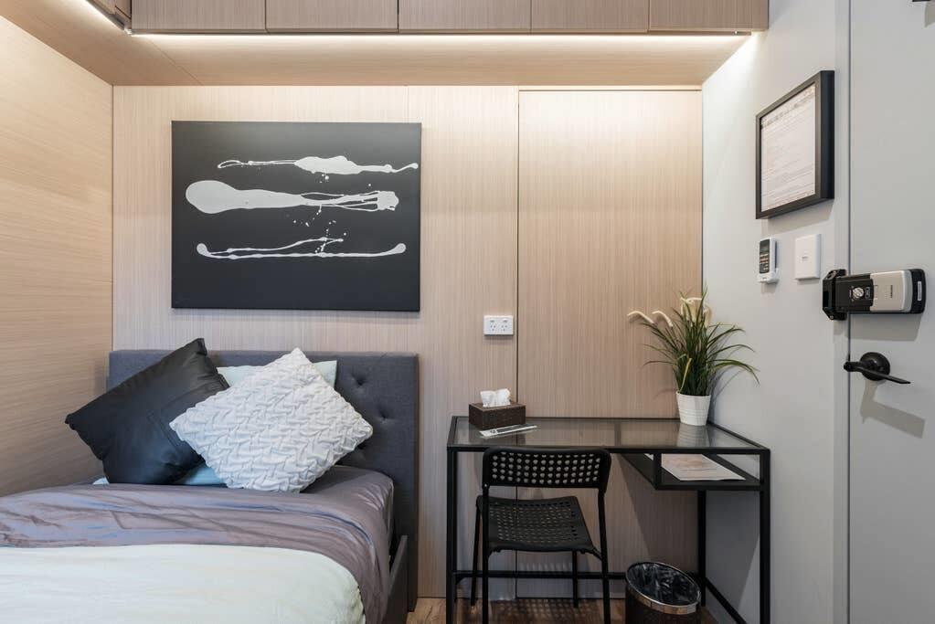 1 Private King Single Bed In Sydney CBD Near Train UTS DarlingHarICCC hinatown - SHAREHOUSE - Accommodation Ballina