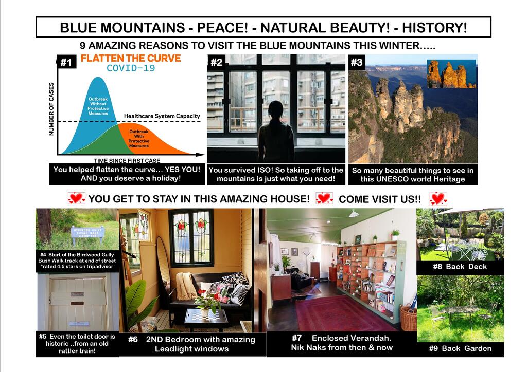 Blue Mountains Historic Retreat-Sleeps 5-WINTER SPECIAL! - thumb 1